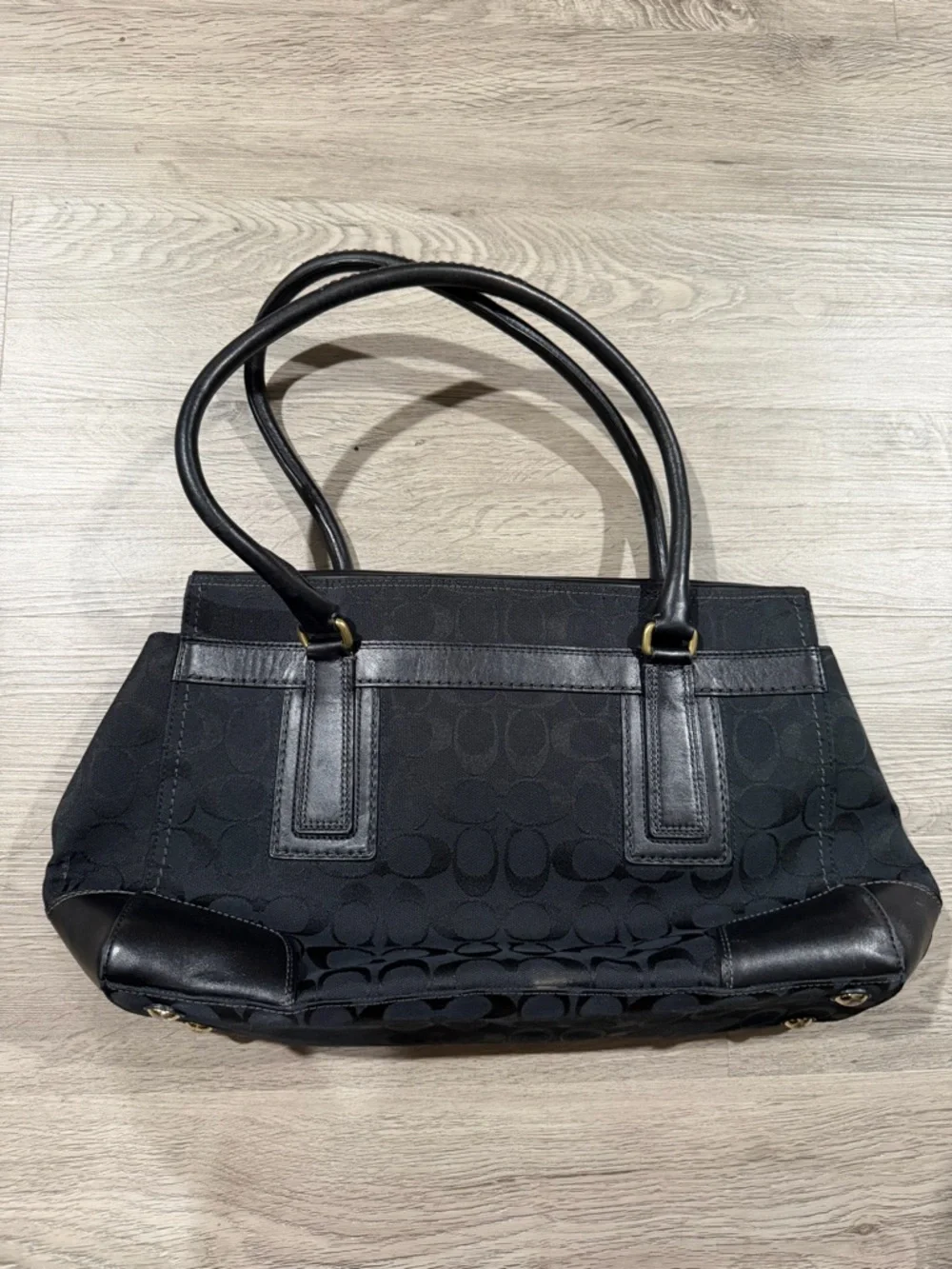 Coach shoulder tote